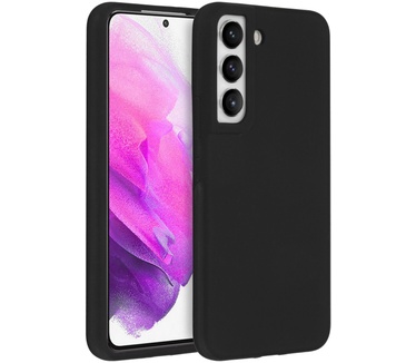 Accezz Liquid Silicone Backcover Samsung Galaxy S22 - Zwart