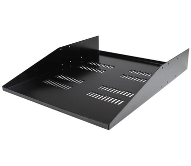 Startech.com 2U ventilerende vrijdragende plank rackmontage midden 2 Post Serverrack Serverkast 68kg