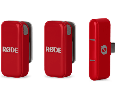 Røde RØDE Wireless Micro Ultra-compact Wireless Microphone USB-C, rood