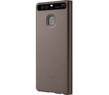 Huawei Origineel S-View Book Cover voor P9 Plus - Bruin Bruin
