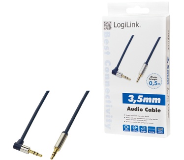 LogiLink 3.5mm - 3.5mm 0.5m