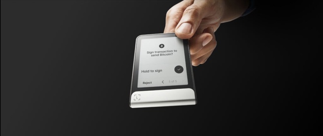 Ledger cryptowallet. Bron: Ledger