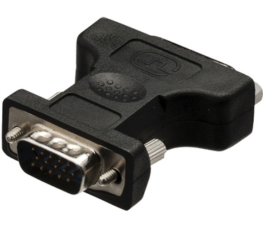 ValueLine Adaptador DVI, VGA macho - DVI-I 24 + 5-pines hembra negro