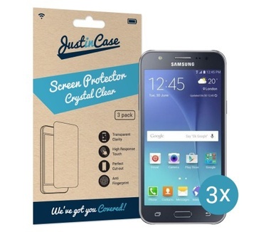 Just in Case Samsung Galaxy J5 (2016) Screenprotector - 3 stuks - Crystal Clear