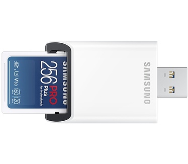 Samsung PRO Plus SDXC 256GB + USB adapter