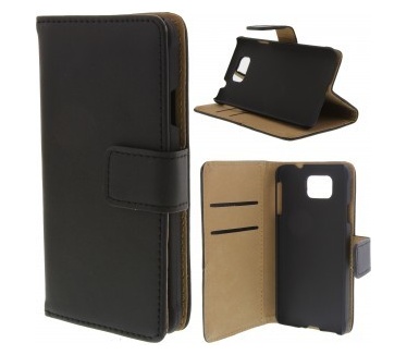 qMust Samsung Galaxy Alpha Wallet Case - Black