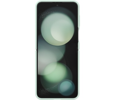 Samsung Galaxy Z Flip5 Silicone Case with Ring Groen