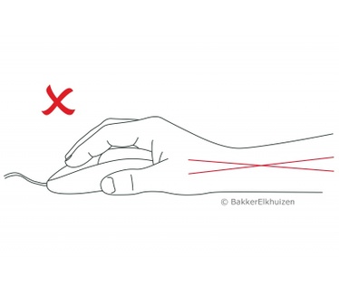 BakkerElkhuizen Goldtouch Ergonomic Mouse - Ergonomische muis