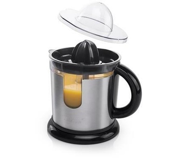 Princess 201975 Duo Juicer – Innovatief tussenstuk met dubbelfunctie – RVS Design, 40 Watt, Zilver