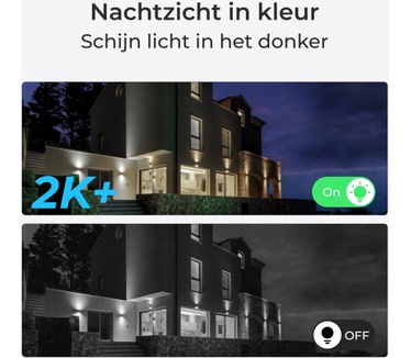 Reolink Reolink Go-serie G430 - 4 MP buitenbatterijcamera, 4G LTE-netwerk, detectie van personen/voertuigen/dieren, 355° pan en 140° kantelen