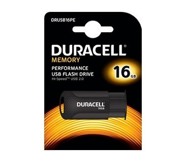 Duracell DRUSB16PE 16GB Zwart
