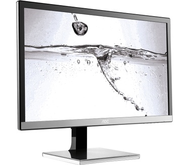 AOC U2477PWQ Zilver, Zwart