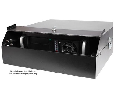 Startech.com 4U 19 inch Beveiligd Serverrack Horizontale Wandmontage inclusief 2 Ventilatoren