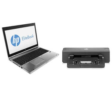 HP Elitebook 8570p (B6P98ET + HP 2012 90W Docking Station)