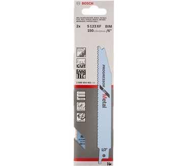 Bosch S 123 XF Progressor for Metal reciprozaagbladen