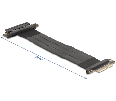 Delock 81497 Riser Card PCI Express 3.0 x4 male to x8 slot with cable ...