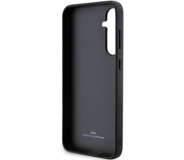 BMW Signature Leather BackCase Samsung Galaxy S23 FE (S711) Zwart Zwart