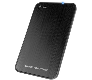 Sharkoon QuickStore Portable USB 3.1 Zwart