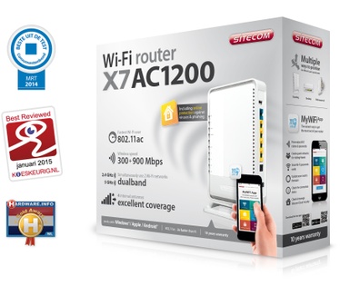 Sitecom WiFi Router X7 AC1200