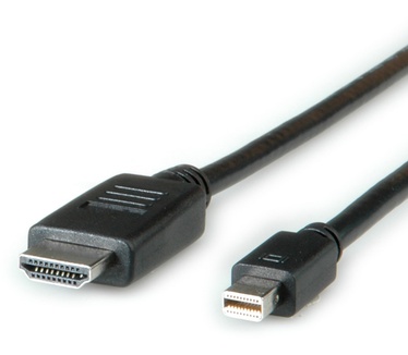 Roline Mini DisplayPort Cable, Mini DP-HDTV, M/M 2 m