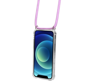 Mobiparts Lanyard Case Apple iPhone 12 Mini Violet Cord