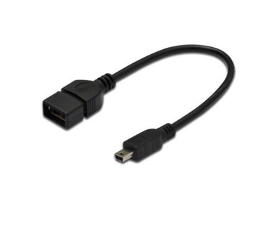Digitus USB 2.0 A - Mini B, 0.2m