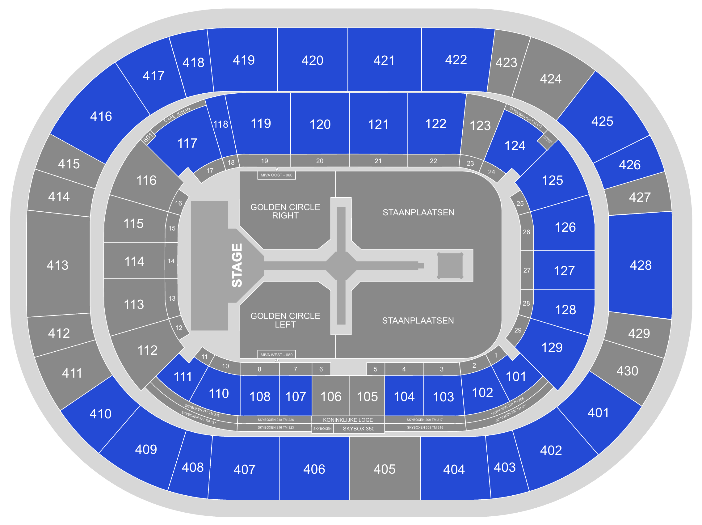 Beste zitplaatsen voor een concert in de Johan Cruijff Arena - Films ...