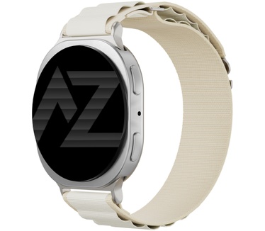 Accezz Nylon Alpine bandje voor de Samsung Galaxy Watch 9 (40/44mm) / Watch 8 (40/44mm) / Classic (46mm) - Sterrenlicht