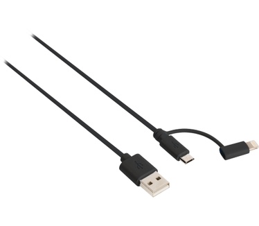 Sweex USB 2.0 / Micro-USB + Lightning, 1 m