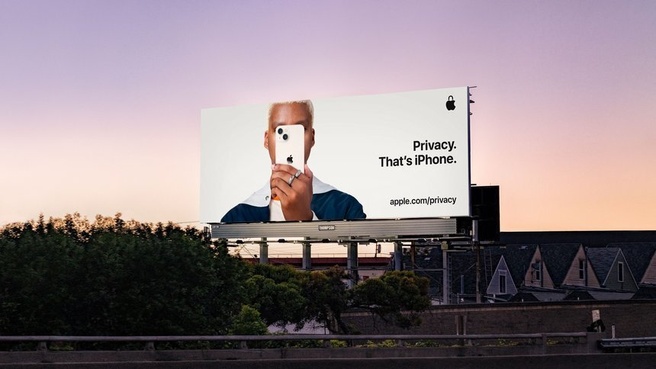 Privacy-billboard van Apple