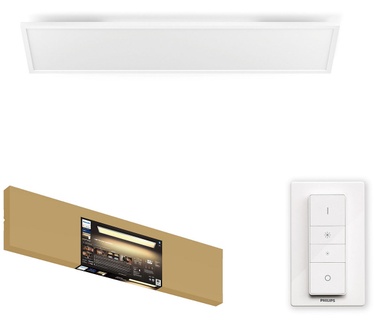 Philips Hue White ambiance Aurelle Plafondlamp Wit Rechthoek