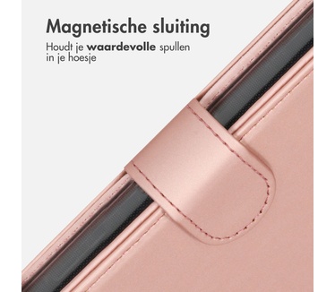 Accezz Wallet Softcase Bookcase Samsung Galaxy S21 FE - RosГ© Goud