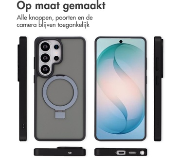 Accezz Ring Stand Backcover met MagSafe Samsung Galaxy S26 Ultra - Zwart