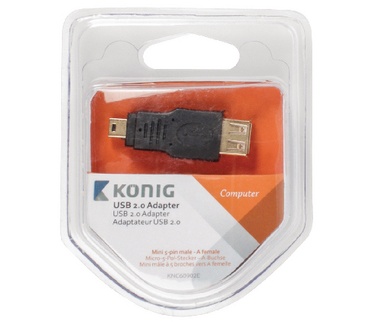 Konig USB Mini - USB A M/F