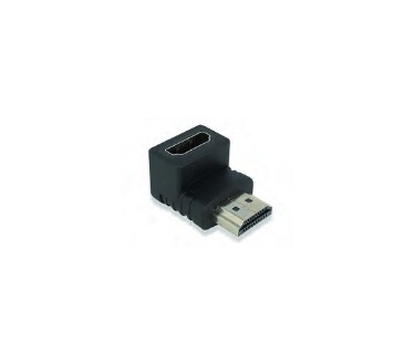 Ewent EW9855 Adapter HDMI A male --> female, Angled 90° down