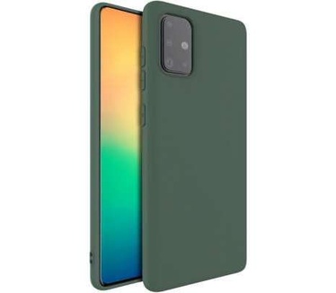 qMust Samsung Galaxy A51 Flexibel Hoesje - Groen