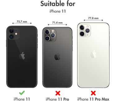 Accezz Liquid Silicone Backcover iPhone 11 - Zwart