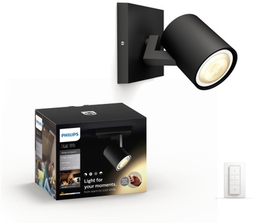 Philips Hue Runner Spot (White Ambiance, incl. DIM switch) Zwart