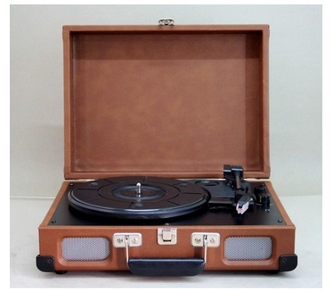 Soundmaster PL580BR Koffermodel platenspeler