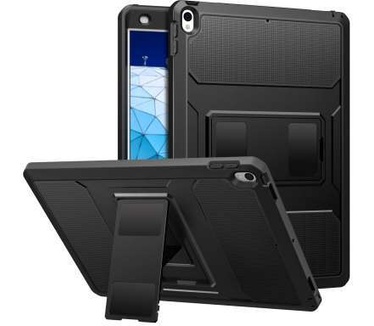 qMust Apple iPad Air 10.5 Hoes Heavy Duty Zwart