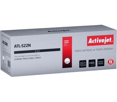Activejet Activejet ATL-522N Tonercartridge voor Lexmark printers; Vervanging Lexmark 52D2000; Supreme; 6000 pagina's; zwart