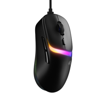 Glorious Glorious Gaming - bekabelde gamingmuis Model D3 - Ultralicht 57 g, optische knoppen met klikrate van 130M, 30K DPI BAMF 3.0-sensor, 750 IPS-tracking, 50G-versnelling, ondersteunt elk griptype - Zwart