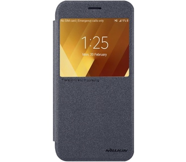 Nillkin Sparkle S-View Book Case Samsung Galaxy A3 (2017) - Grijs Grijs