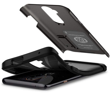 Spigen OnePlus 7T Pro Hoesje Tough Armor (7T Pro) Grijs