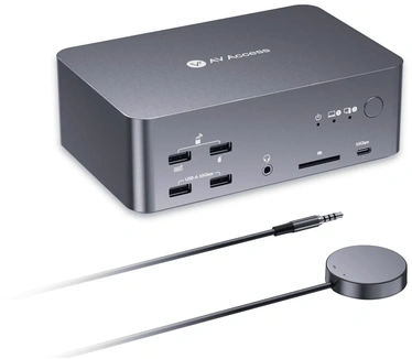 iDock B23 8K Triple Monitor KVM Switch Docking Station for a Desktop and a Laptop