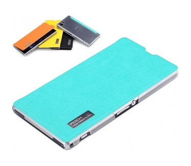 Rock ROCK Leather case Sony Xperia Z1 (ELEGANT Serie blue)
