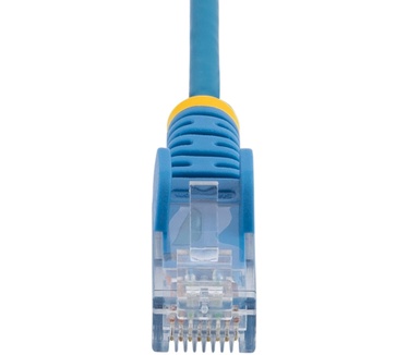 Startech.com 10m Dunne CAT6 Ethernet Kabel, Blauw, Snagless, 100W PoE, UTP, LSZH, 28AWG Pure Koperdraad, Slim RJ45 Netwerk Patchkabel met Trekontlasting, Fluke Getest