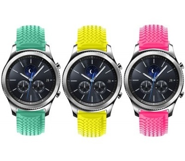 qMust 3 Sport bandjes voor Samsung Gear S3 Classic / Frontier - (SET B)