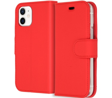 Accezz Wallet Softcase Booktype (IPhone 12 Mini) Rood
