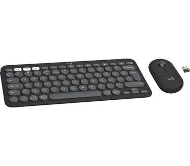Logitech Pebble 2 Combo, Tonal Graphite, Qwerty US